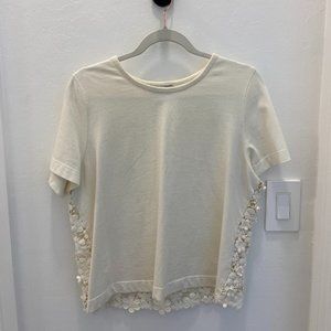 Sea New York Light Cream Floral Top